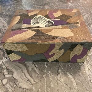 Two Women Boxing Decorative Box  for Keepsakes or Display